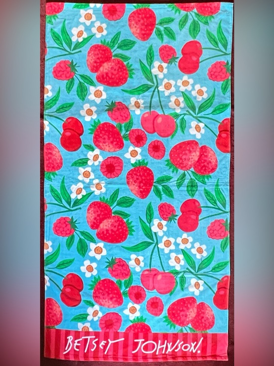 Betsey Johnson Other - Betsey Johnson Summer Berries Beach Towel